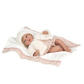 Muñeca Elegance 40cm Andie Rosa con Manta